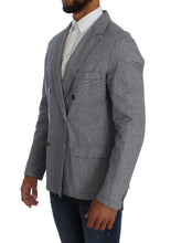 Blue Double Breasted Regular Fit Blazer Master Coat