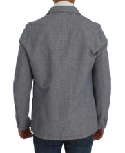 Blue Double Breasted Regular Fit Blazer Master Coat