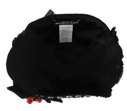 Black Crystal Gold Cherries Brooch Hat Dolce & Gabbana