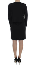 Black Stretch Sheath Dress & Sweater Set BENCIVENGA