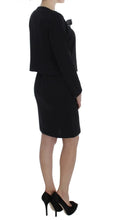 Black Stretch Sheath Dress & Sweater Set BENCIVENGA