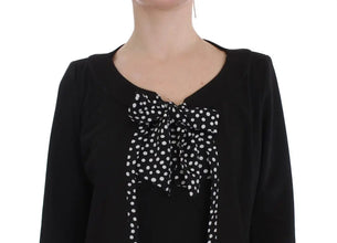 Black Stretch Sheath Dress & Sweater Set BENCIVENGA
