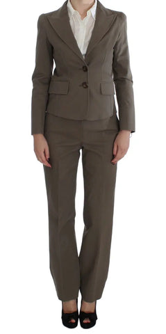 Beige Wool Cotton Suit BENCIVENGA