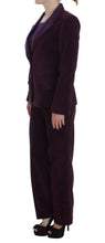 Purple Wool Suit T-Shirt Set BENCIVENGA
