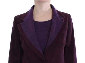 Purple Wool Suit T-Shirt Set BENCIVENGA