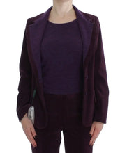 Purple Wool Suit T-Shirt Set BENCIVENGA