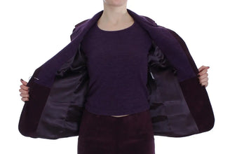 Purple Wool Suit T-Shirt Set BENCIVENGA
