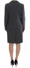 Gray Stretch Suit Sheath Dress & Blazer Set BENCIVENGA