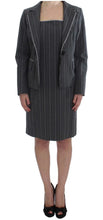 Gray Stretch Suit Sheath Dress & Blazer Set BENCIVENGA