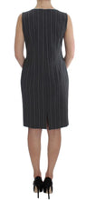 Gray Stretch Suit Sheath Dress & Blazer Set BENCIVENGA