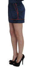 Blue Silk Stretch Sleepwear Shorts Dolce & Gabbana