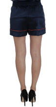 Blue Silk Stretch Sleepwear Shorts Dolce & Gabbana