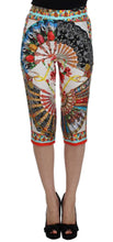Multicolor Majolica Sicily Silk Pants Dolce & Gabbana