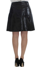 Black Blue Two Piece Suit Skirt & Blazer Exte