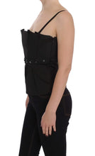 Black Tank Party Evening Top Blouse Exte