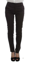 Brown Stretch Two Button Suit Exte