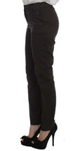 Brown Stretch Two Button Suit Exte