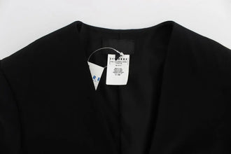 Black Blue Two Piece Suit Skirt & Blazer Exte