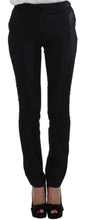Black One Button Three Piece Suit Exte