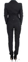 Gray One Button Two Piece Suit Exte