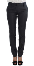 Gray One Button Two Piece Suit Exte