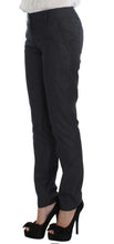 Gray One Button Two Piece Suit Exte