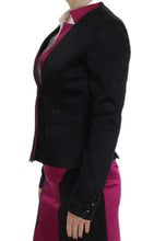 Black Pink Stretch Blazer Jacket Exte