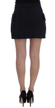 Blue Cotton Denim Mini Skirt GF Ferre