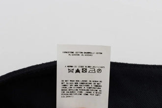 Blue Cotton Denim Mini Skirt GF Ferre