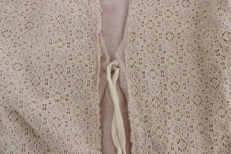 Pink Floral Lace Wrap Sweater PINK MEMORIES