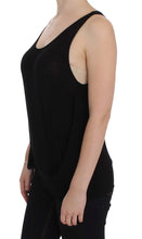 Black Stretch Sleeveless Blouse PLEIN SUD