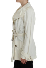 White Trench Coat Jacket PLEIN SUD