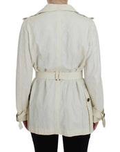 White Trench Coat Jacket PLEIN SUD