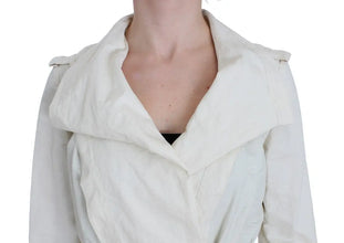 White Trench Coat Jacket PLEIN SUD