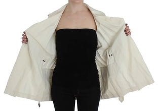 White Trench Coat Jacket PLEIN SUD
