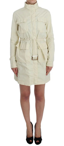Beige Weather Proof Trench Jacket Coat P.A.R.O.S.H.