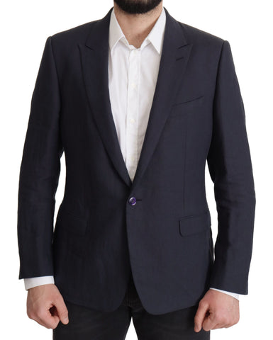 Dark Blue ALTA SARTORIA Jacket Coat Blazer Dolce & Gabbana