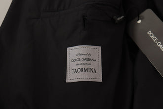 Black Single Breasted TAORMINA Breasted Blazer Dolce & Gabbana