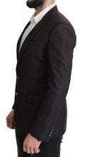 Black Single Breasted TAORMINA Breasted Blazer Dolce & Gabbana