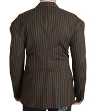 Multicolor Stripes Double Breasted Blazer Dolce & Gabbana