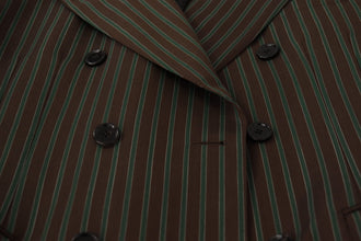 Multicolor Stripes Double Breasted Blazer Dolce & Gabbana
