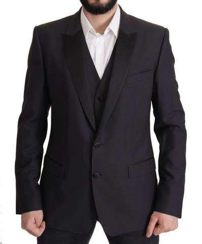 Dark Blue Single Breasted MARTINI Blazer Dolce & Gabbana