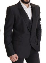 Dark Blue Single Breasted MARTINI Blazer Dolce & Gabbana