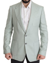 Green Cashmere Jacket Blazer Jacket Dolce & Gabbana