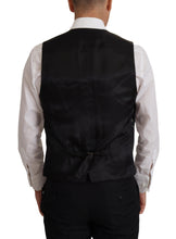 Black Jacket Vest 2 Piece MARTINI Blazer Dolce & Gabbana