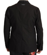 Black Cotton Single Breasted Blazer Jacket Dolce & Gabbana