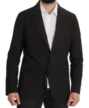 Black Cotton Single Breasted Blazer Jacket Dolce & Gabbana