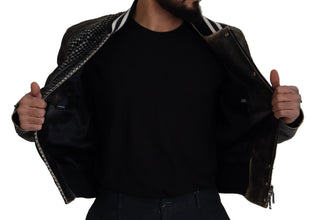 Black Houndstooth Polyester Bomber Jacket Dolce & Gabbana