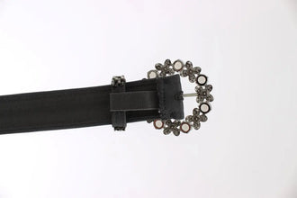 Crystal Buckle Sequined Waist Belt Dolce & Gabbana