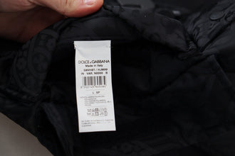 Black Nylon Full Zip Sleeveless Jacket Dolce & Gabbana